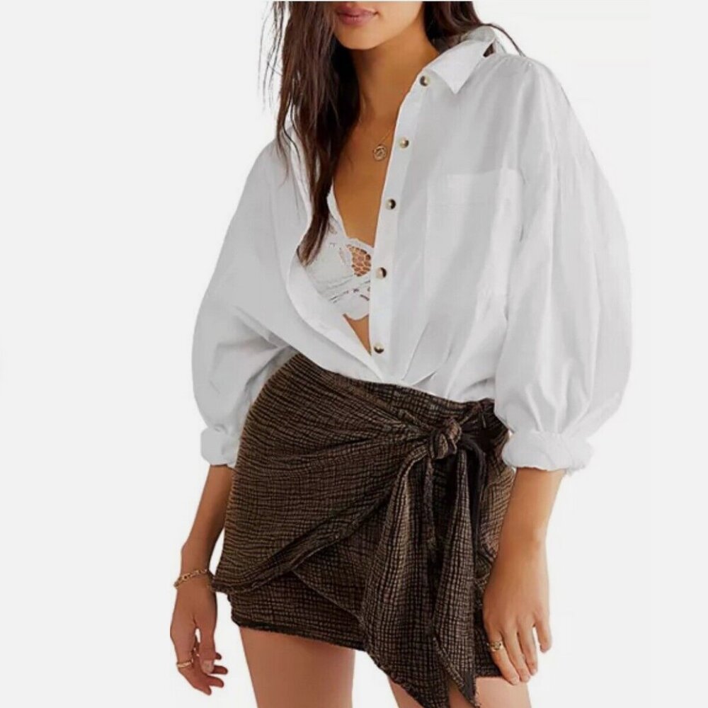 Free People Happy Hour Solid Top